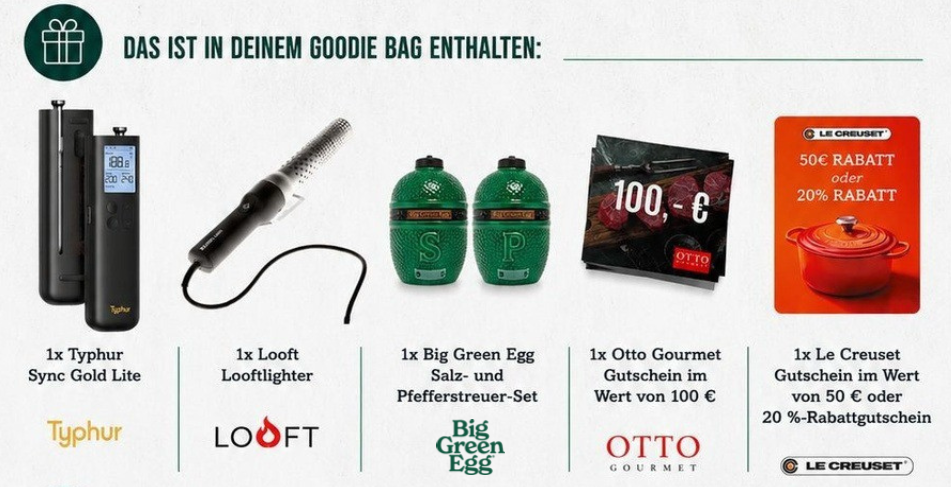 Goodie Bag mit exklusiven Vorteilen