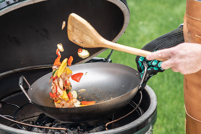 Grill-WOK aus Kohlenstoffstahl 5 bild