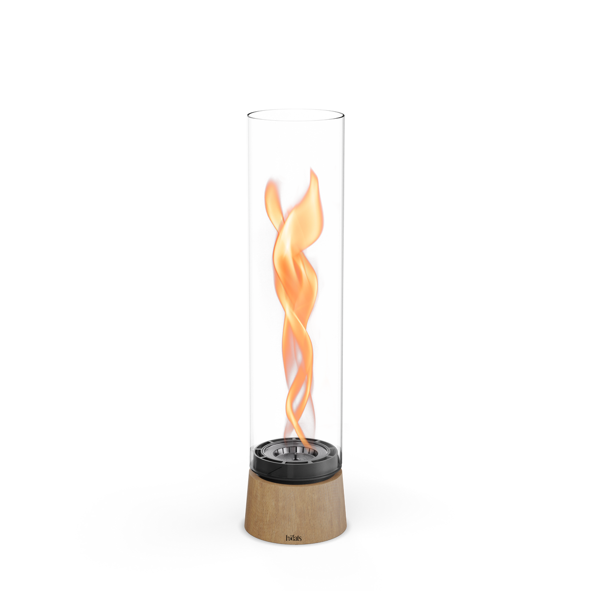 Höfats SPIN air 1200 Tischfeuer Eiche mit Bioethanol-Flamme