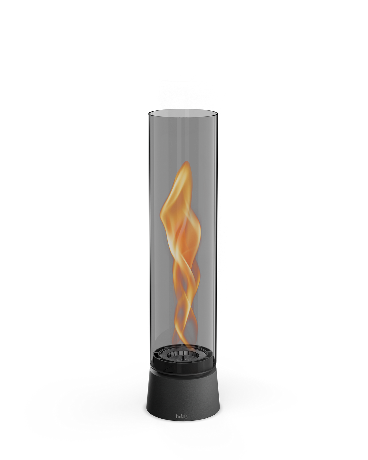 Höfats SPIN air 900 Tischfeuer all black mit Bioethanol-Flamme