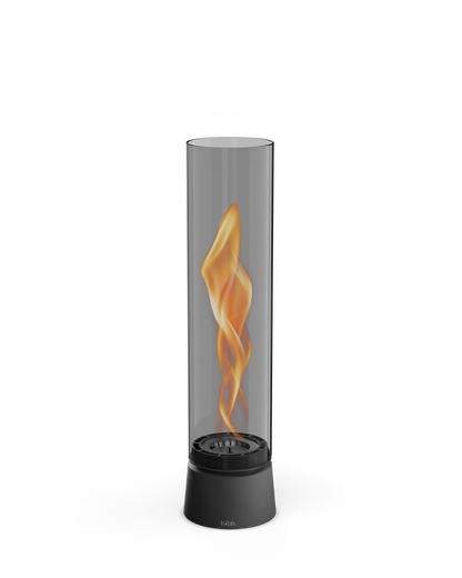 Höfats SPIN air 900 Tischfeuer all black mit Bioethanol-Flamme