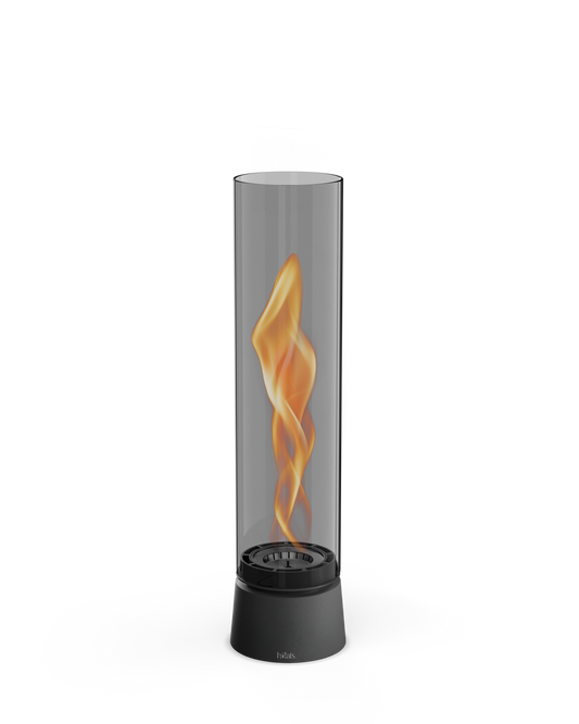 Höfats SPIN air 900 Tischfeuer all black mit Bioethanol-Flamme