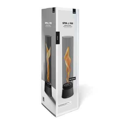 Höfats SPIN air 900 Tischfeuer all black in Originalverpackung