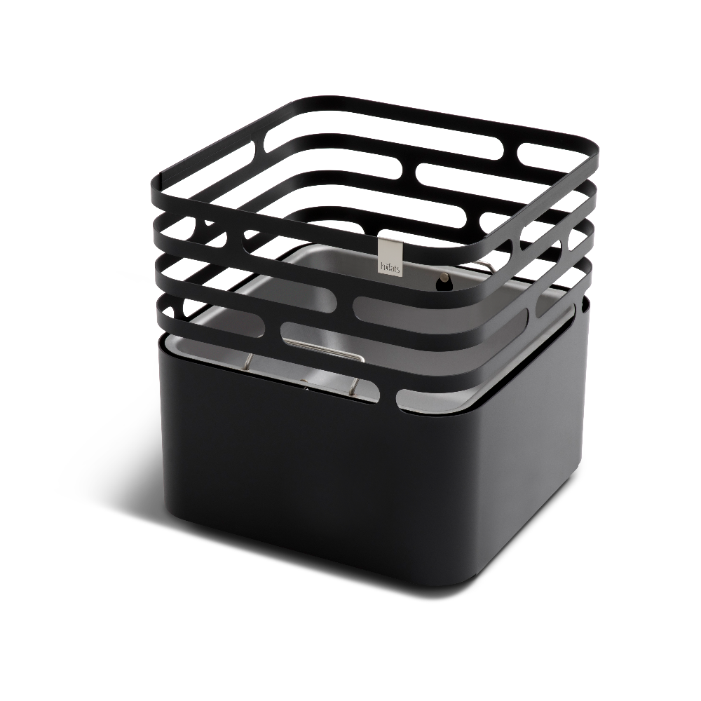 CUBE Feuerkorb schwarz - Mein Shop