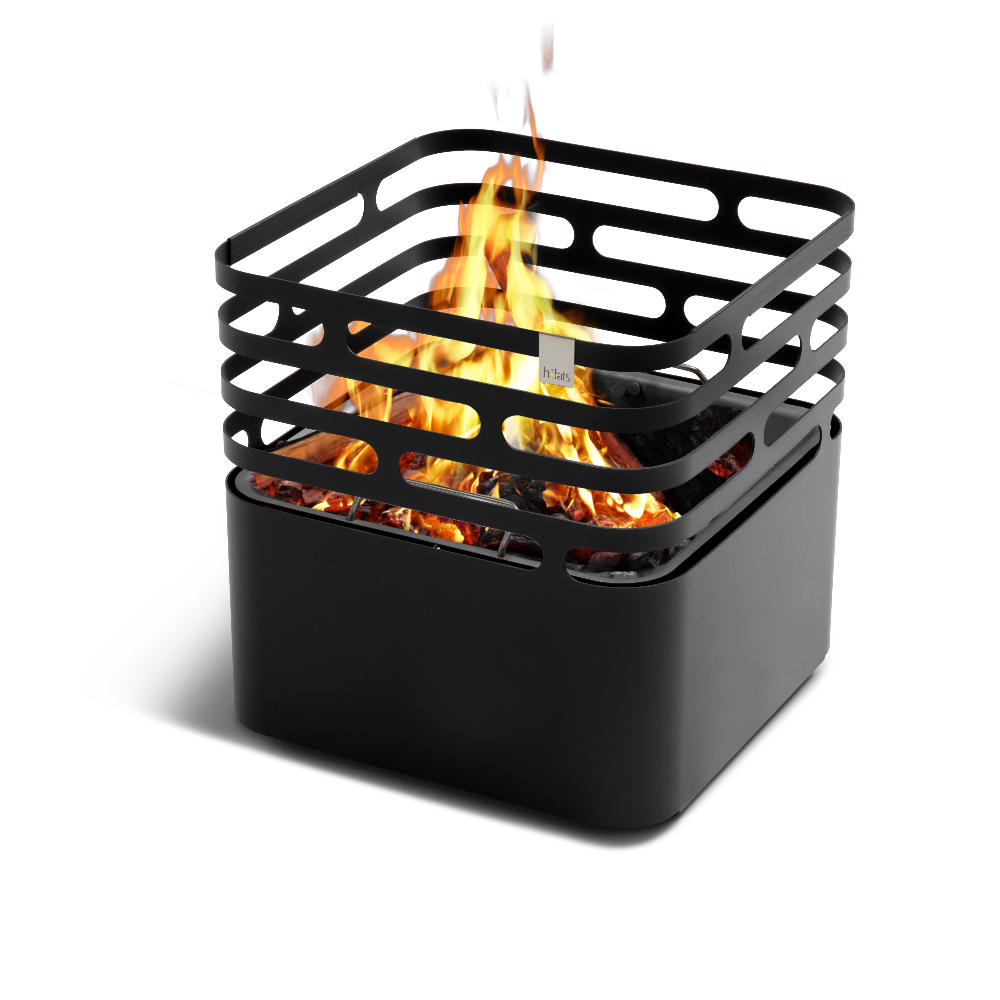 CUBE Feuerkorb schwarz - Mein Shop