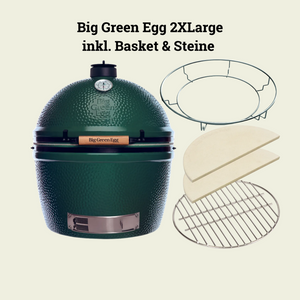 Big Green Egg 2XL inkl. ConvEGGtor Korb & ConvEGGtor