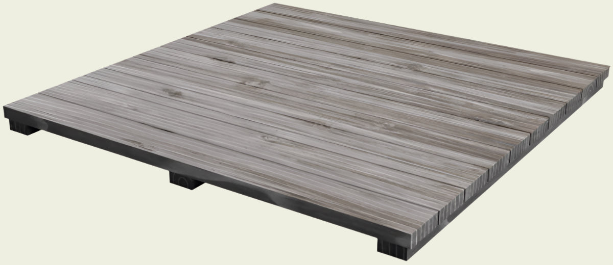 Akazie drahtgebürstet und lackiert bild