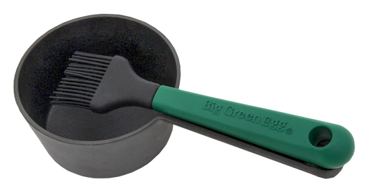 Soßentopf aus Gusseisen mit Streichpinsel - Mein Shop