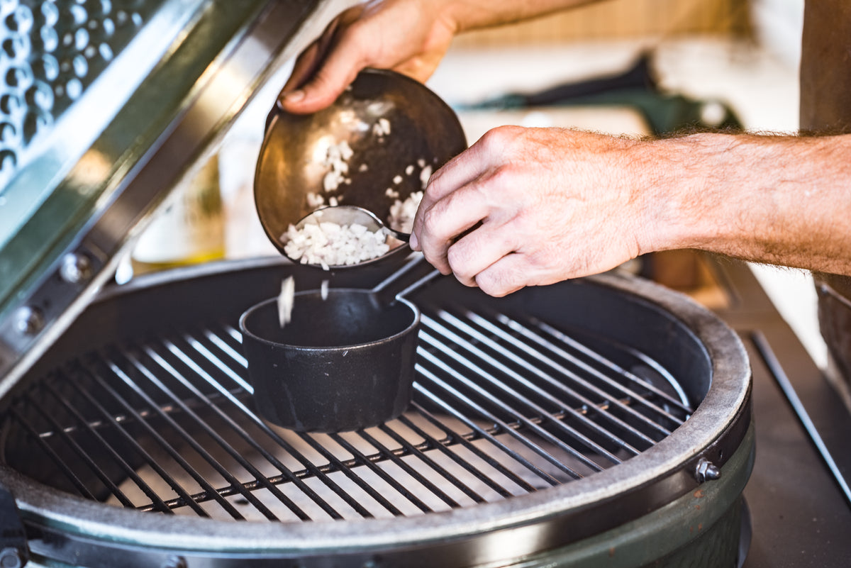 Soßentopf aus Gusseisen mit Streichpinsel - Mein Shop